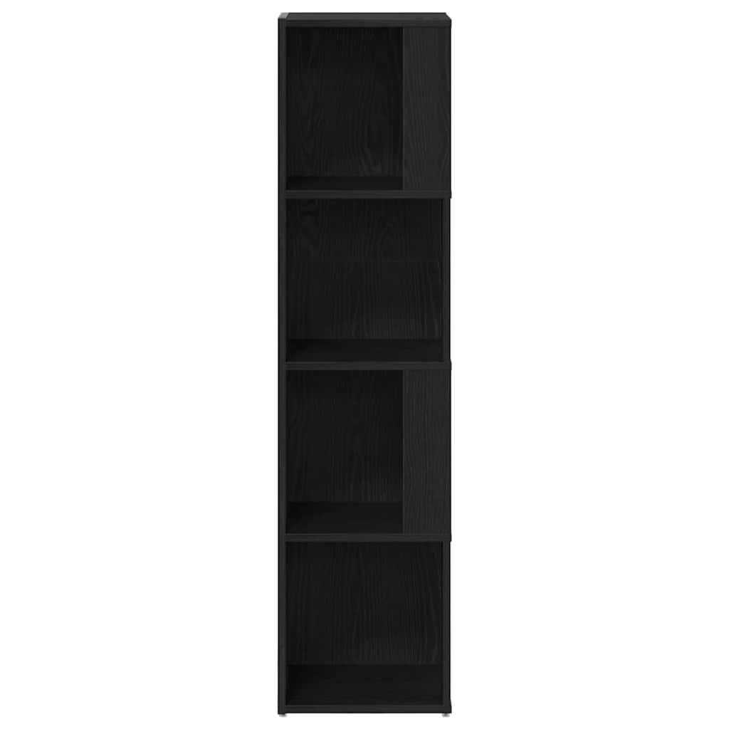 Étagères d'angle Chêne noir 33 x 33 x 132 cm Bois d'ingénierie