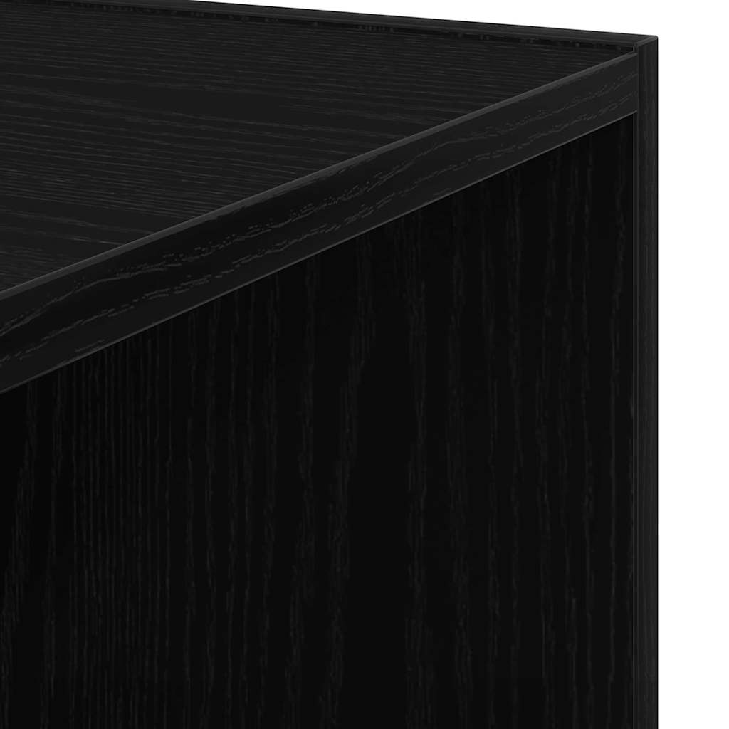 Étagères d'angle Chêne noir 33 x 33 x 164.5 cm