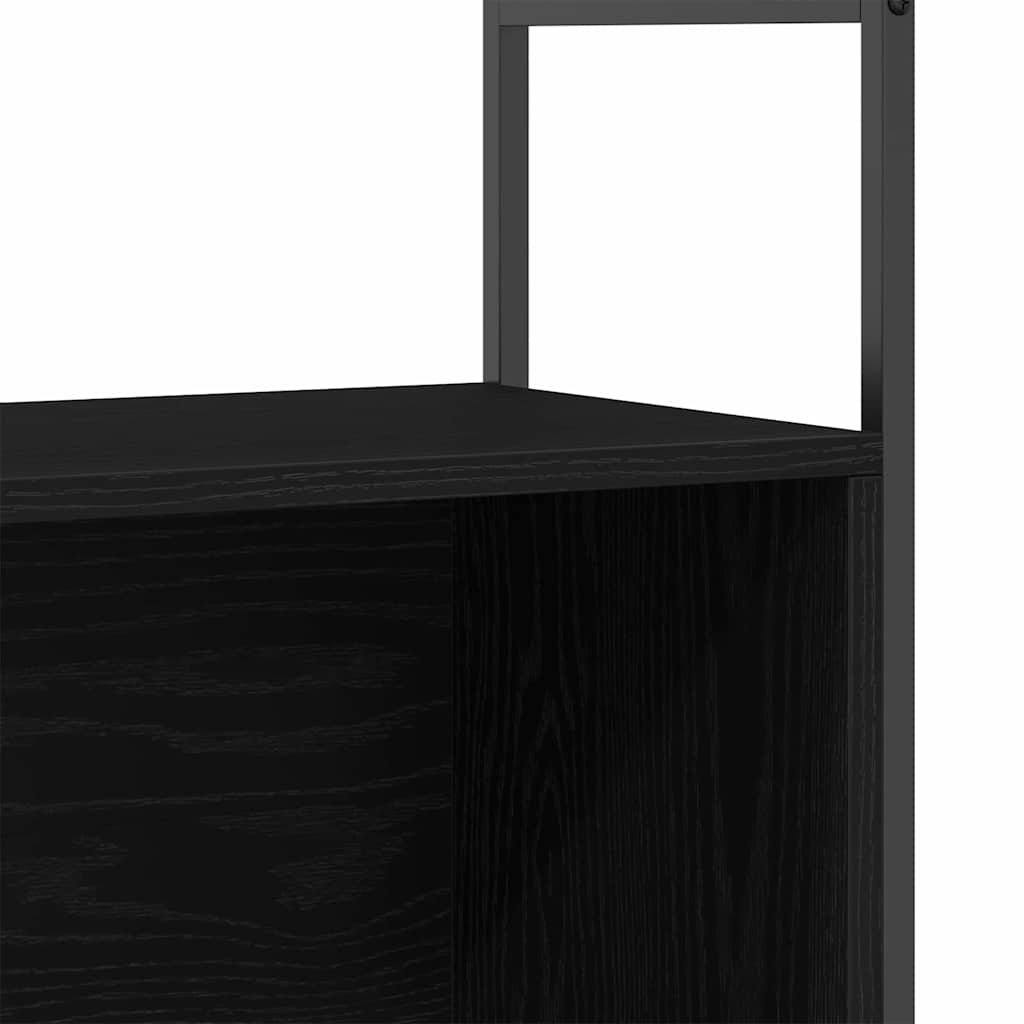 Étagère Chêne noir 80 x 30 x 78.5 cm Bois d'ingénierie