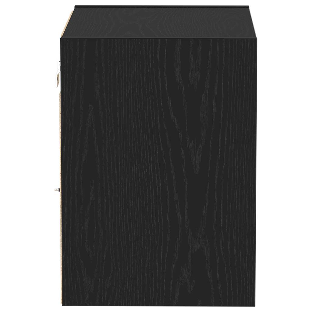 Étagère flottante Noir 40 x 28.5 x 40 cm Bois d'ingénierie
