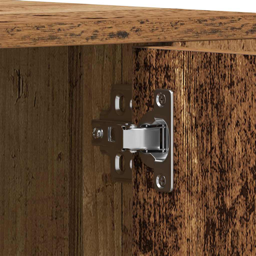 Meuble TV Bois ancien 100 x 35 x 40 cm Bois d'ingénierie