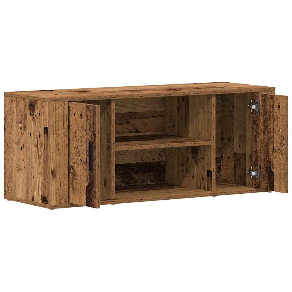 Meuble TV Bois ancien 100 x 35 x 40 cm Bois d'ingénierie