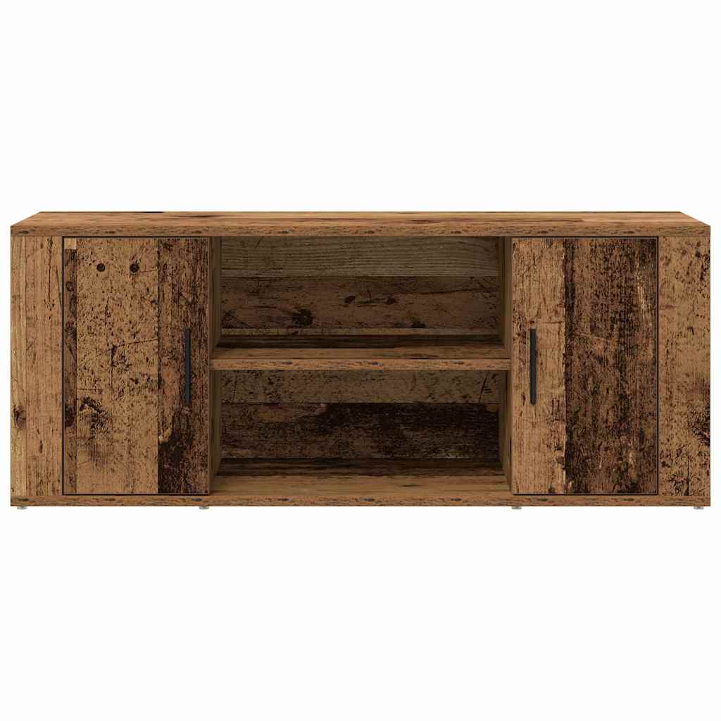 Meuble TV Bois ancien 100 x 35 x 40 cm Bois d'ingénierie