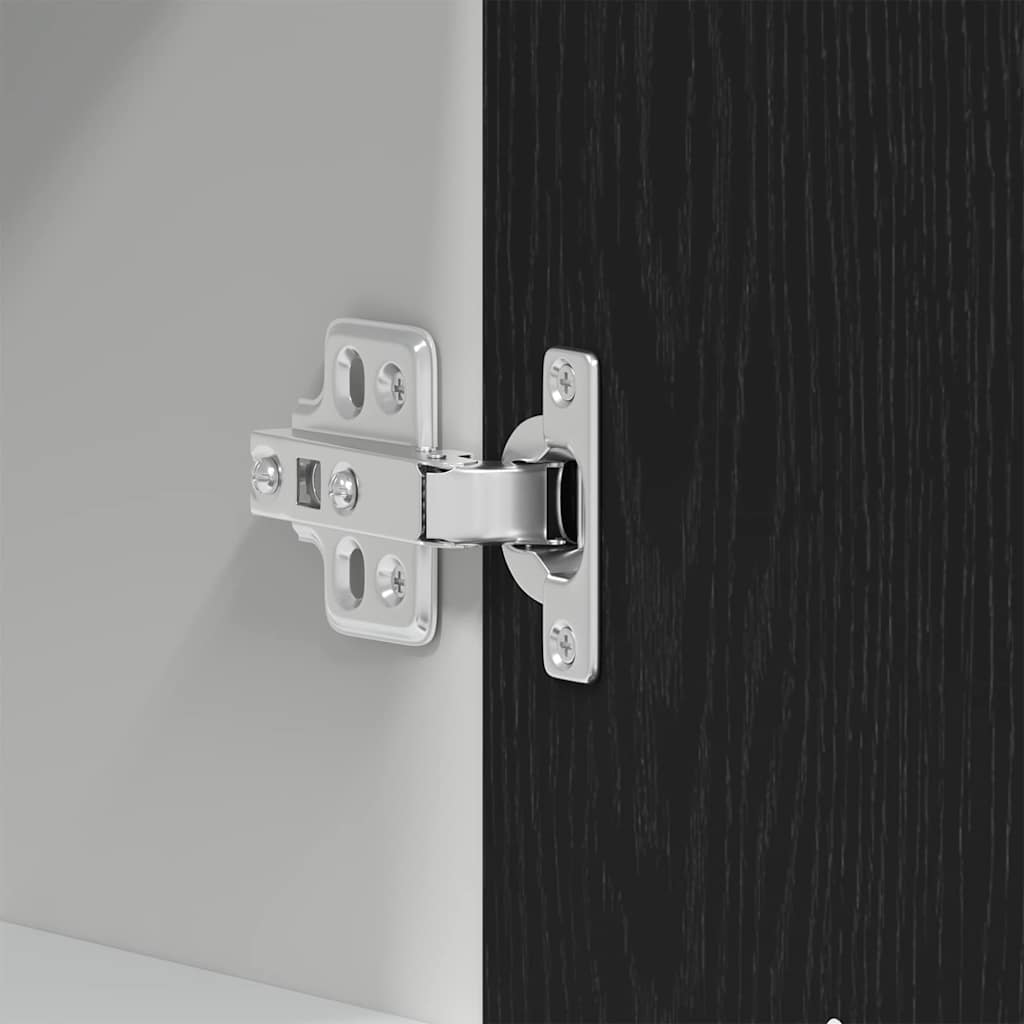 Armoire suspendue Chêne noir 60 x 31 x 60 cm Bois d'ingénierie