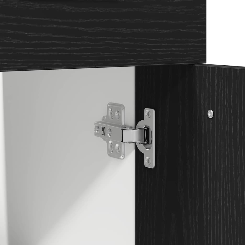 Armoire à tiroirs avec tiroir Chêne noir 50 x 46 x 81.5 cm