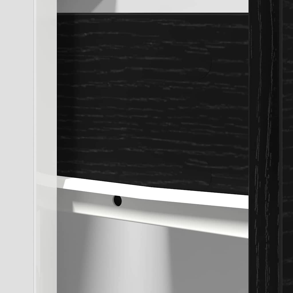 Armoire à tiroirs avec tiroir Chêne noir 50 x 46 x 81.5 cm