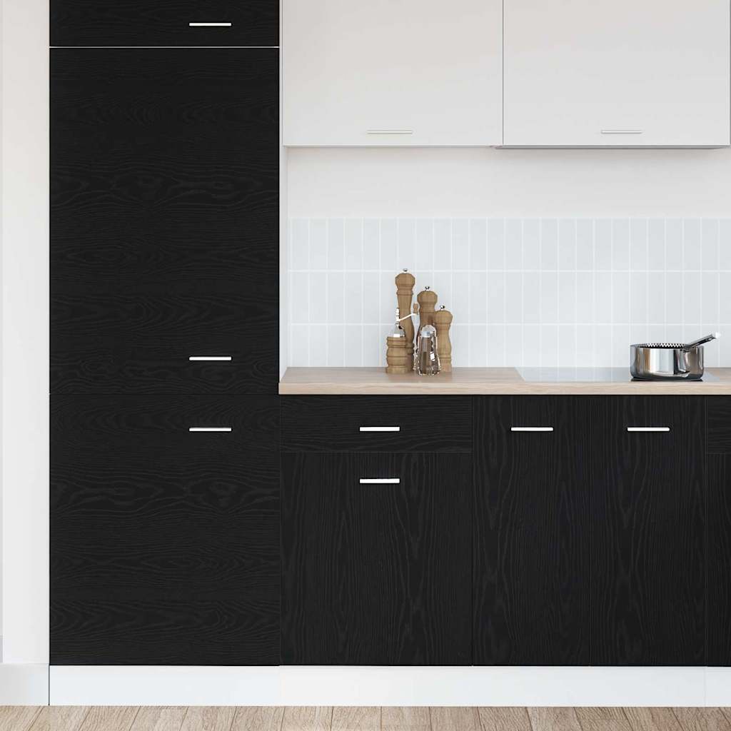Armoire à tiroirs avec tiroir Chêne noir 50 x 46 x 81.5 cm