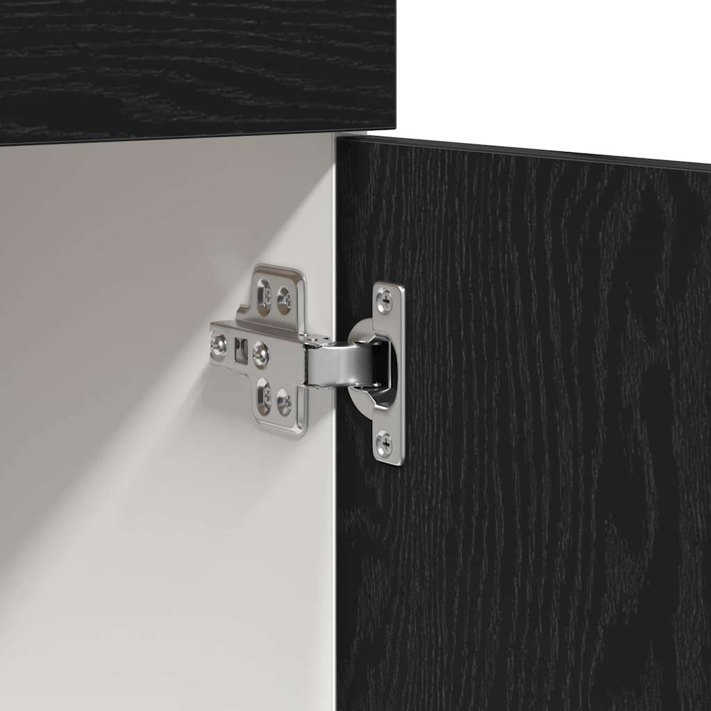 Cabinet avec Tiroir avec tiroir Chêne noir 80 x 46 x 81.5 cm