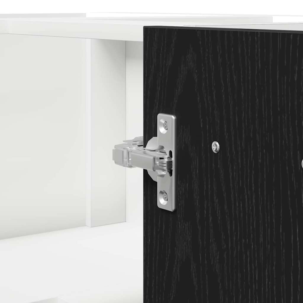 Armoire d'angle en bas Chêne noir 75.5 x 75.5 x 81.5 cm