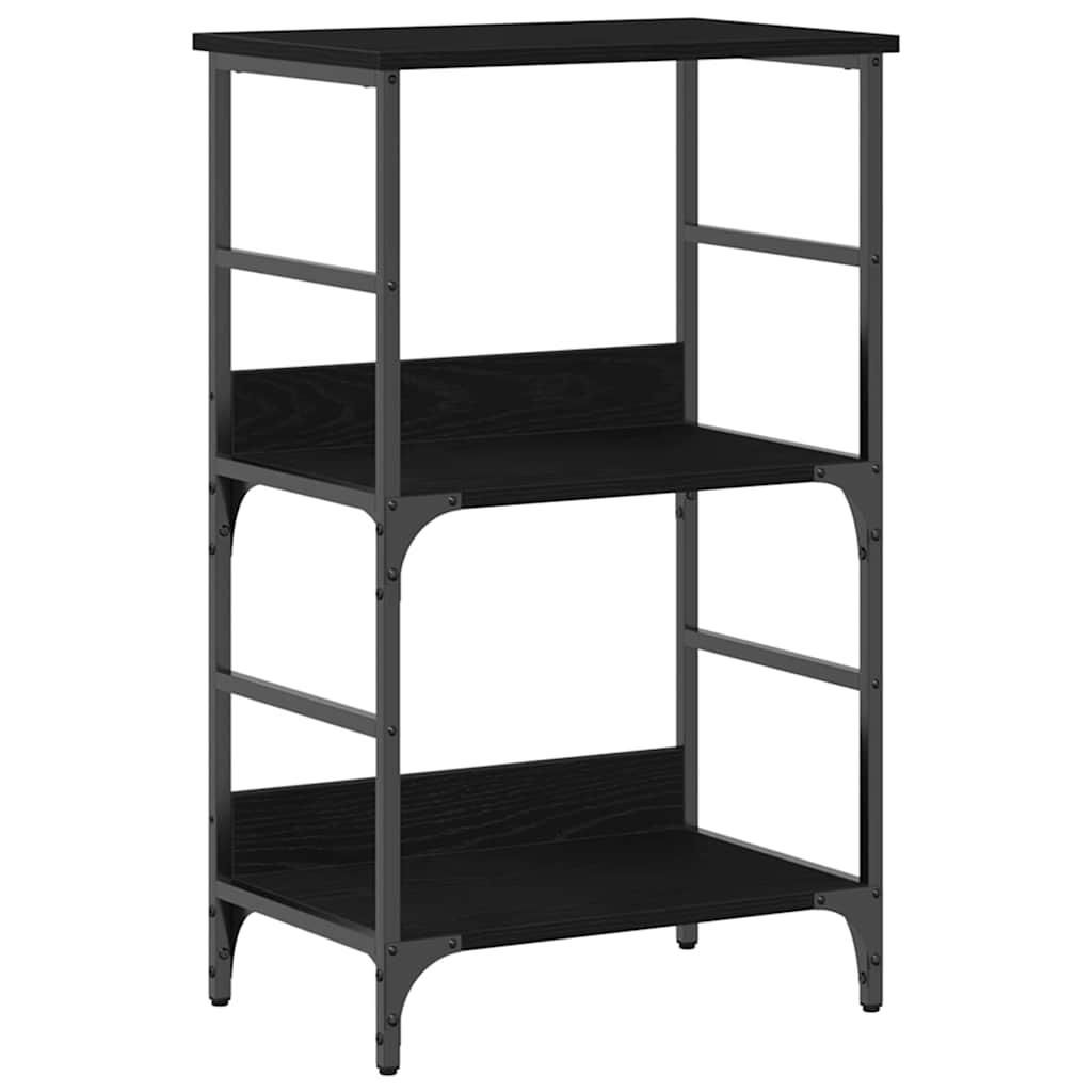 Étagère Chêne noir 50 x 33 x 82 cm Bois d'ingénierie