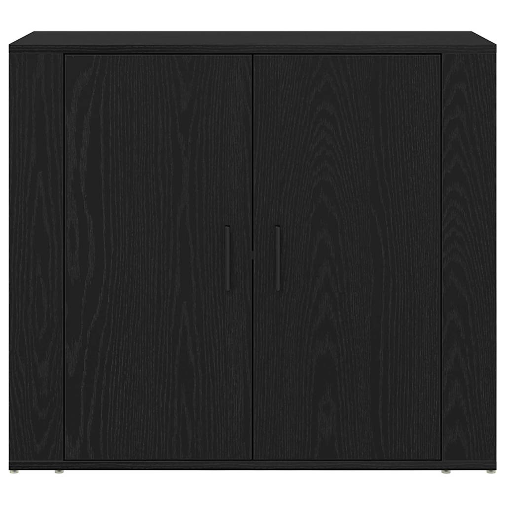 Étagère Chêne noir 80 x 33 x 150 cm Bois d'ingénierie