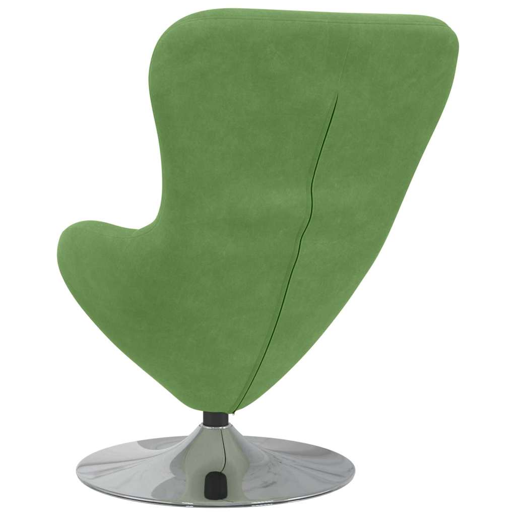 Fauteuil œuf Vert clair 63 x 73 x 90 cm Velours