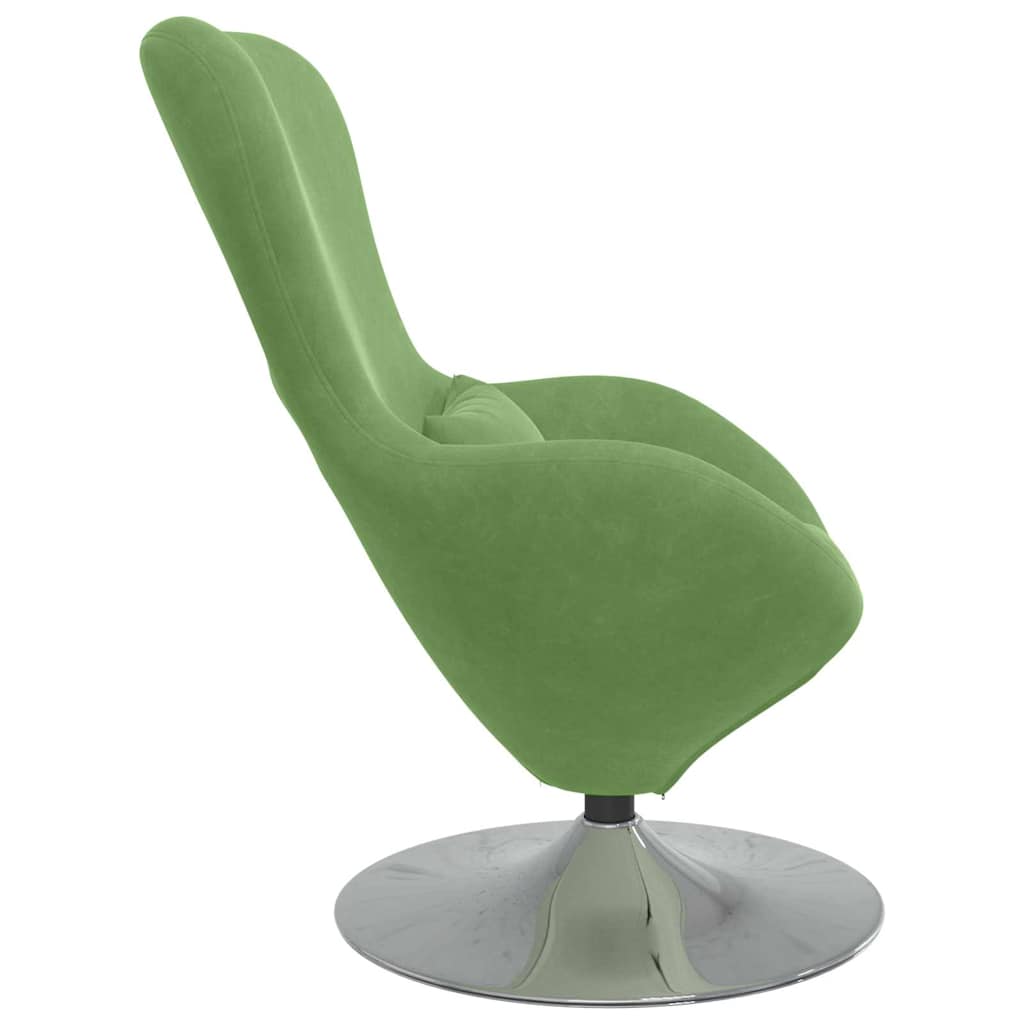 Fauteuil œuf Vert clair 63 x 73 x 90 cm Velours