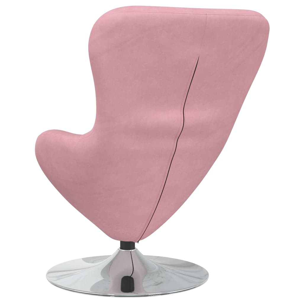 Fauteuil œuf Rose 63 x 73 x 90 cm Velours