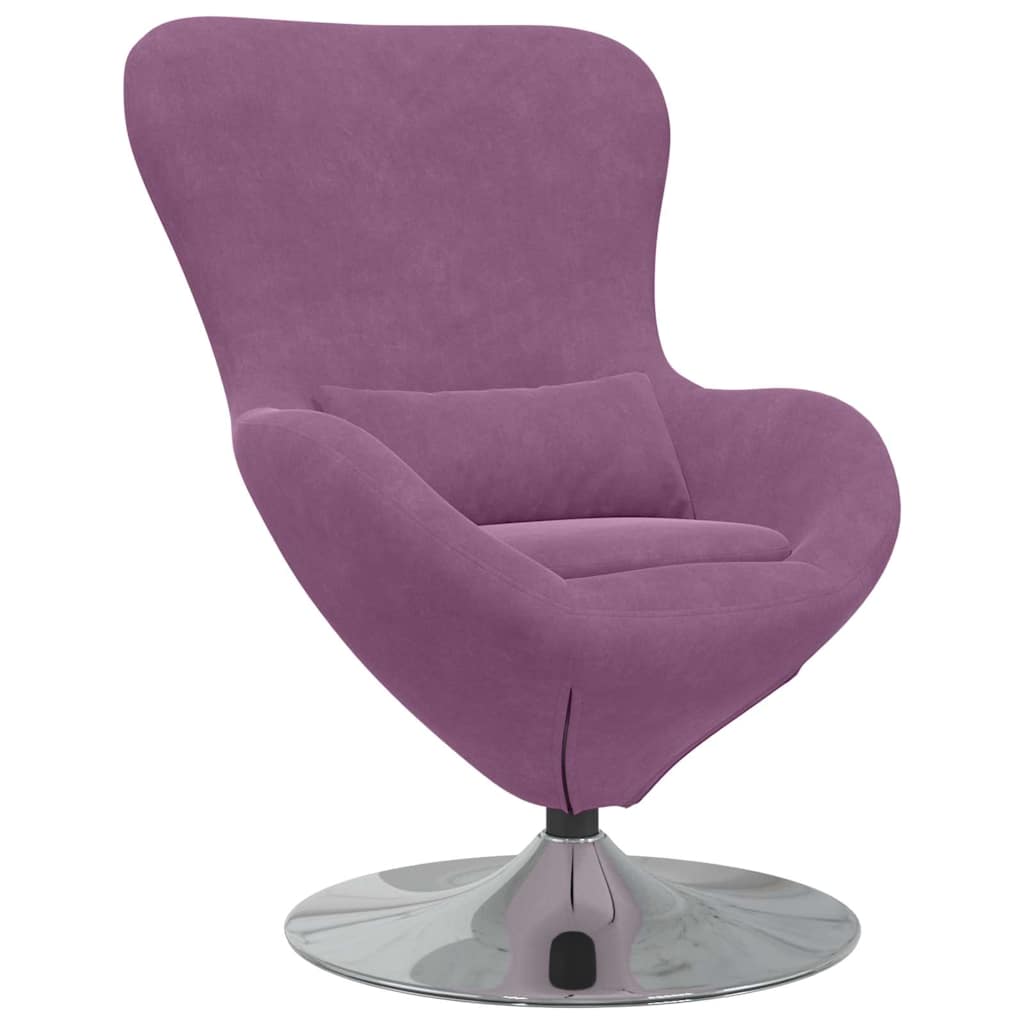 Fauteuil œuf Violet 63 x 73 x 90 cm Velours