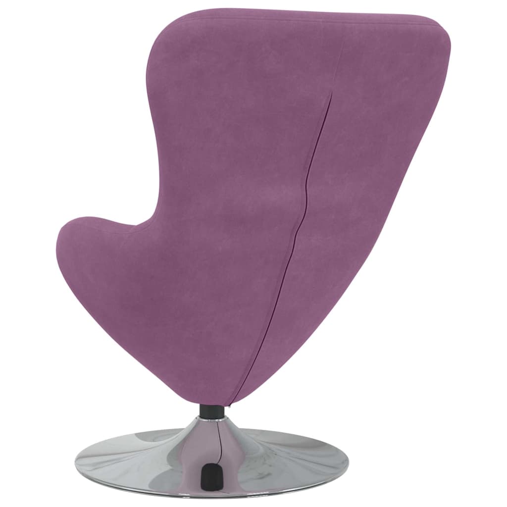 Fauteuil œuf Violet 63 x 73 x 90 cm Velours