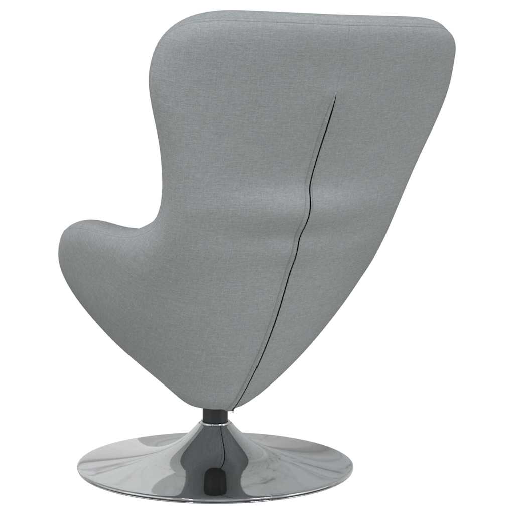 Fauteuil œuf Gris clair tissu