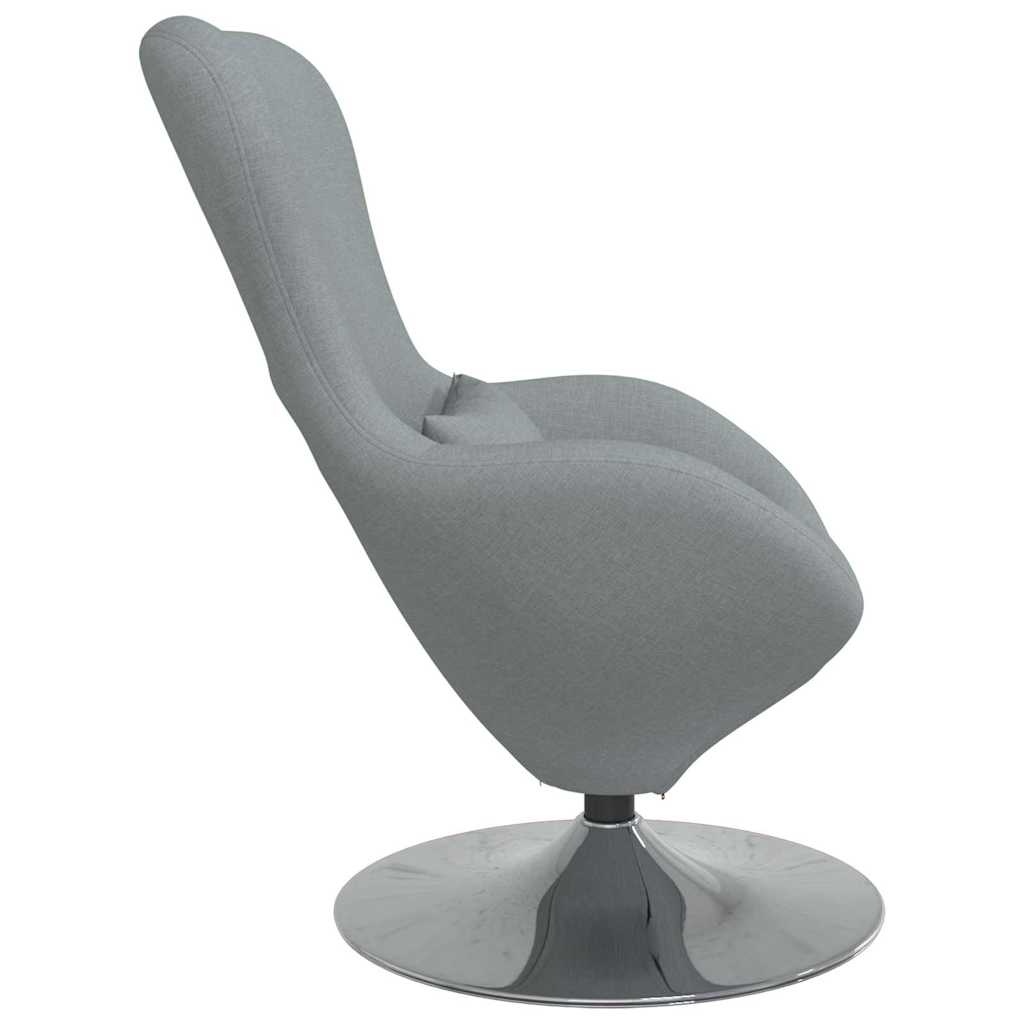 Fauteuil œuf Gris clair tissu