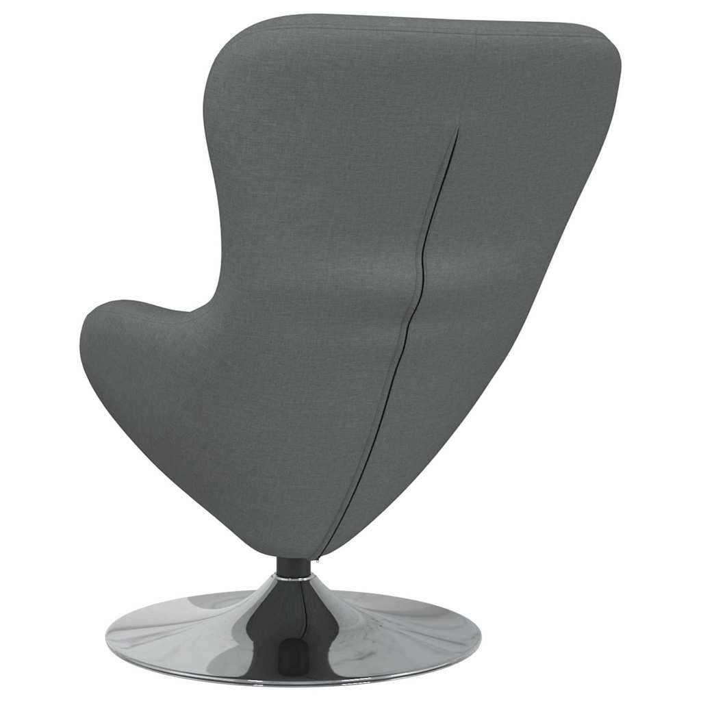 Fauteuil œuf Gris foncé tissu