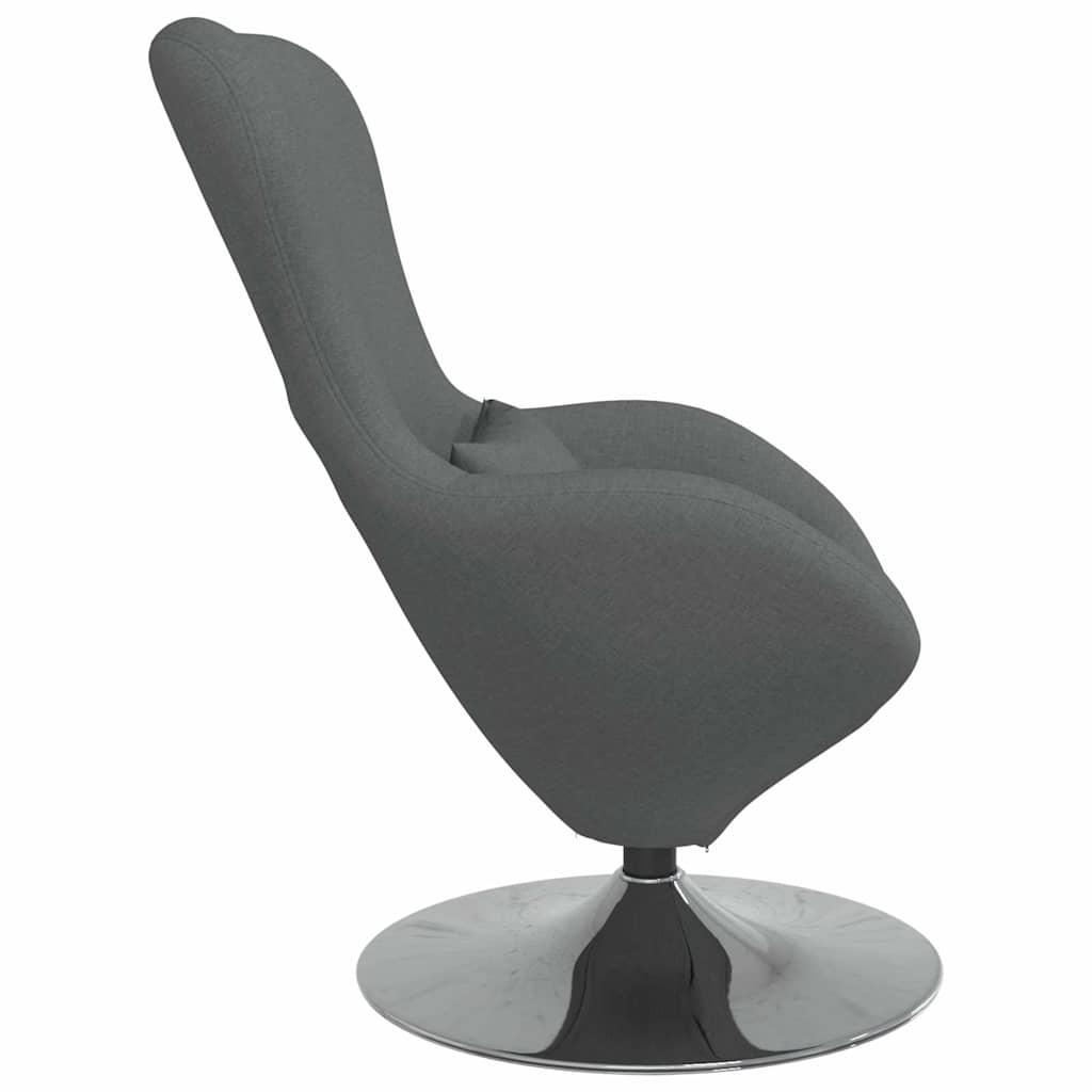 Fauteuil œuf Gris foncé tissu