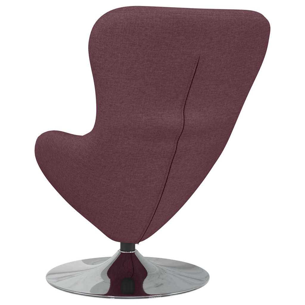 Fauteuil œuf Violet tissu