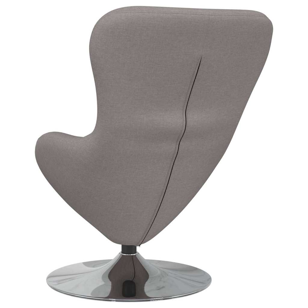 Fauteuil œuf Taupe tissu