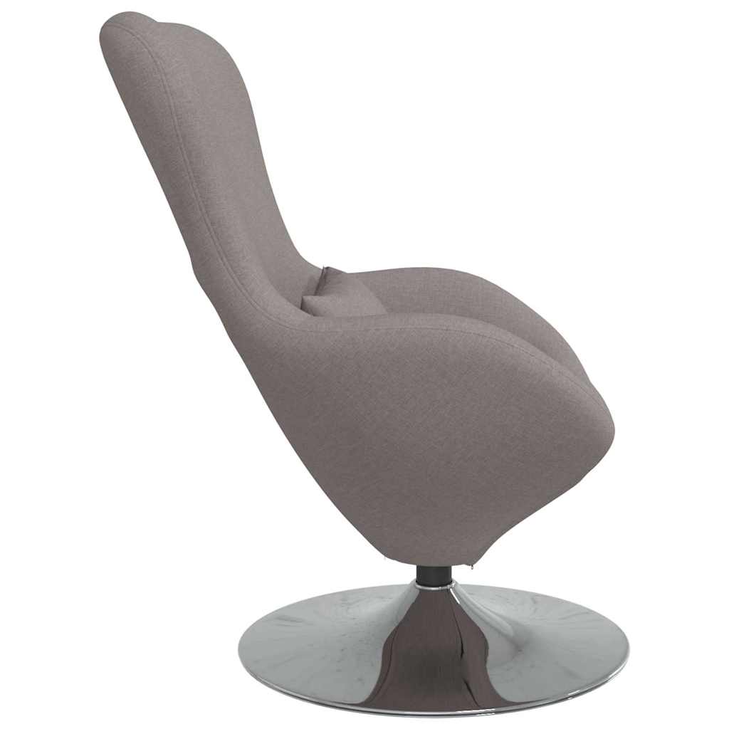 Fauteuil œuf Taupe tissu