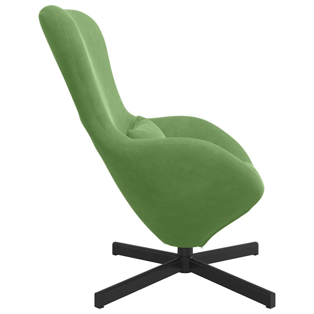Fauteuil œuf Vert clair Velours