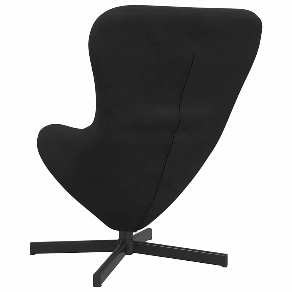 Fauteuil œuf Noir Velours