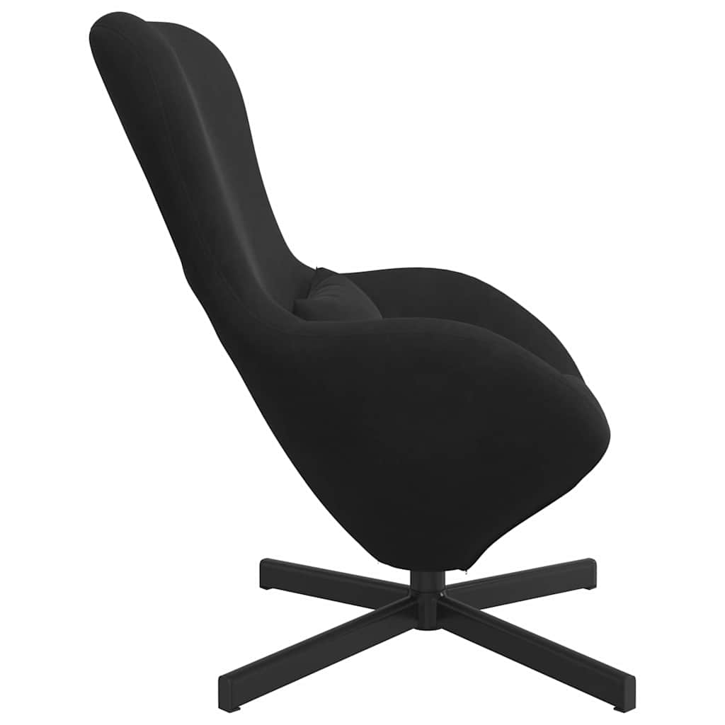 Fauteuil œuf Noir Velours