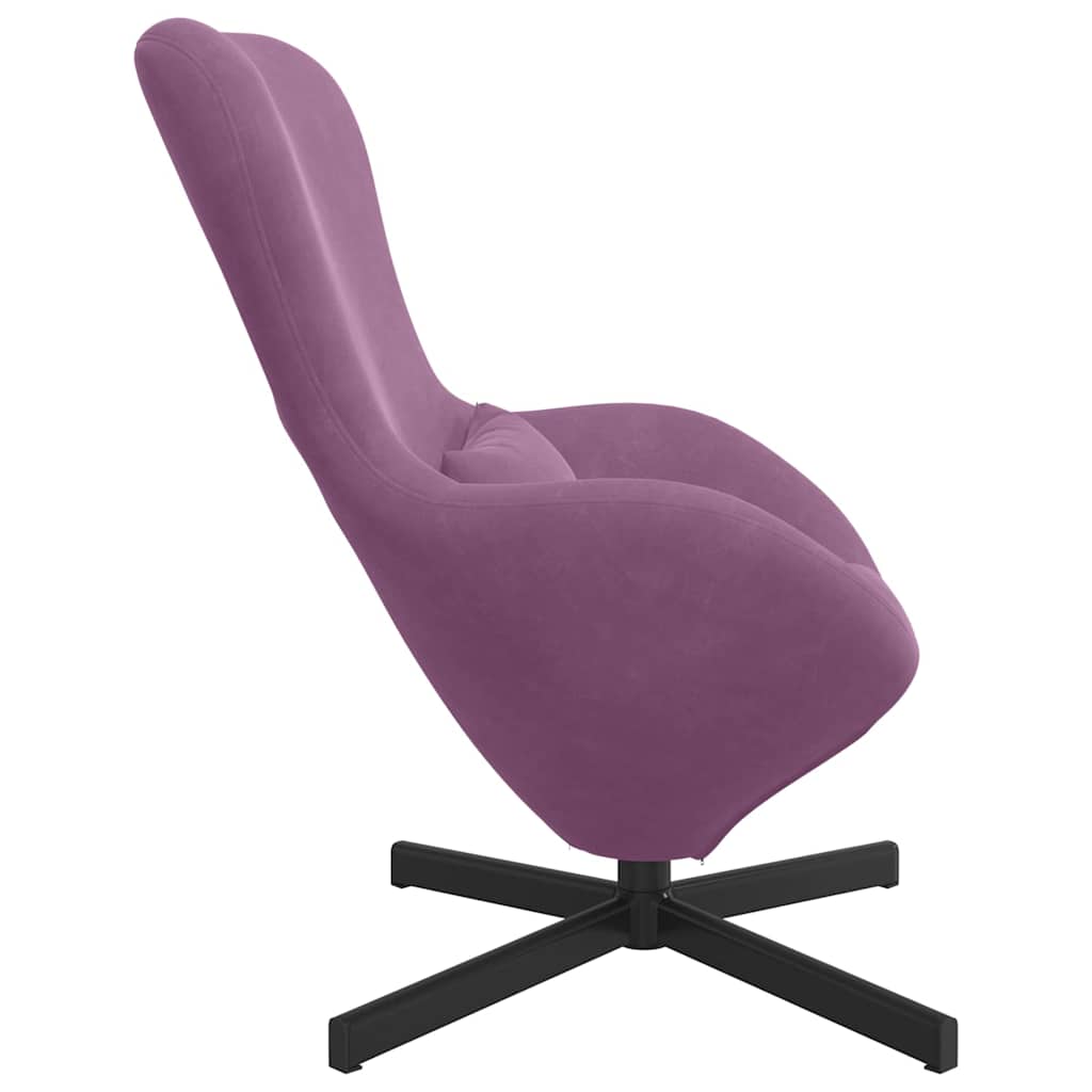 Fauteuil œuf Violet Velours