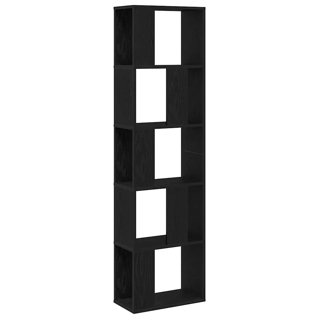 Étagère Chêne noir 45 x 23.5 x 162.5 cm Bois d'ingénierie