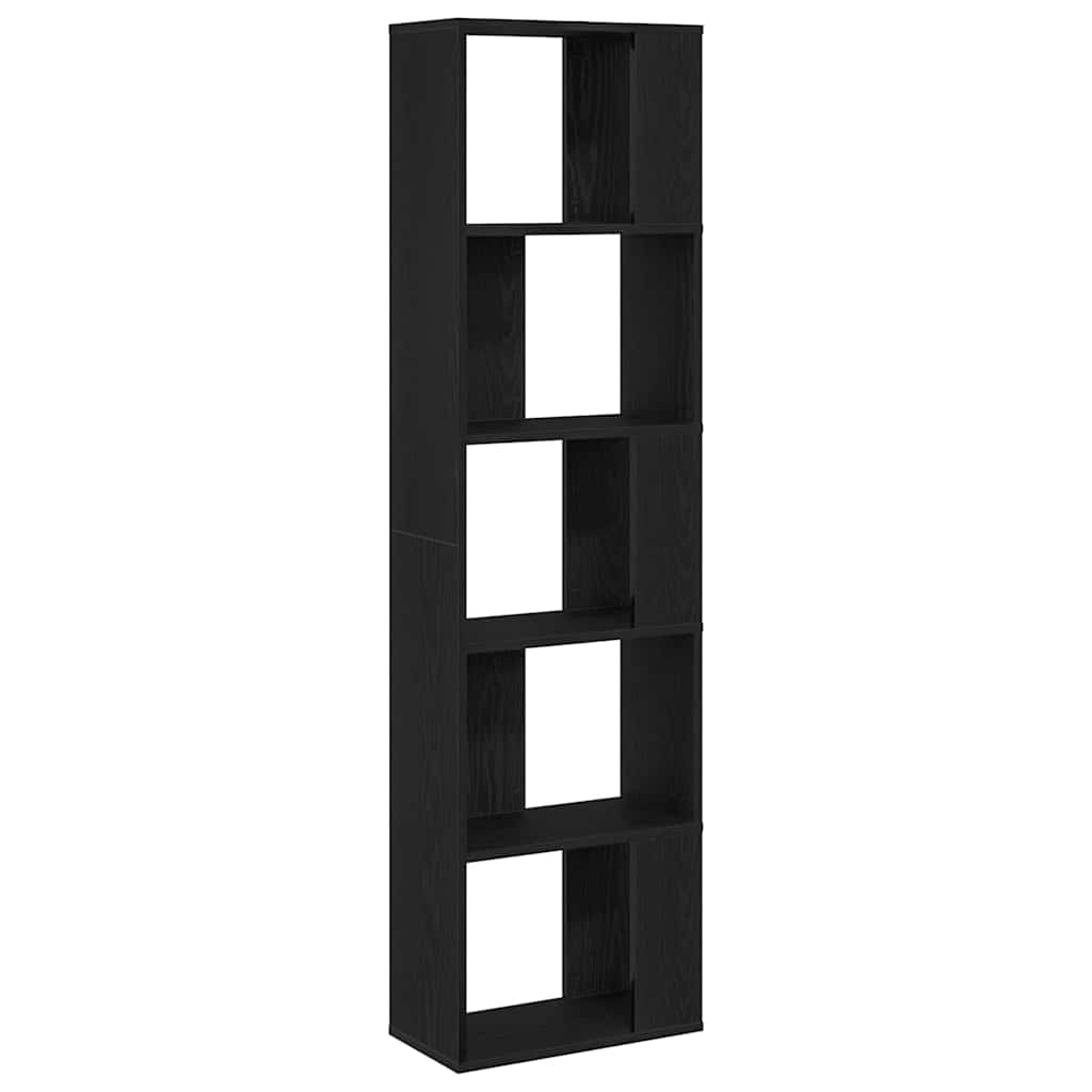 Étagère Chêne noir 45 x 23.5 x 162.5 cm Bois d'ingénierie
