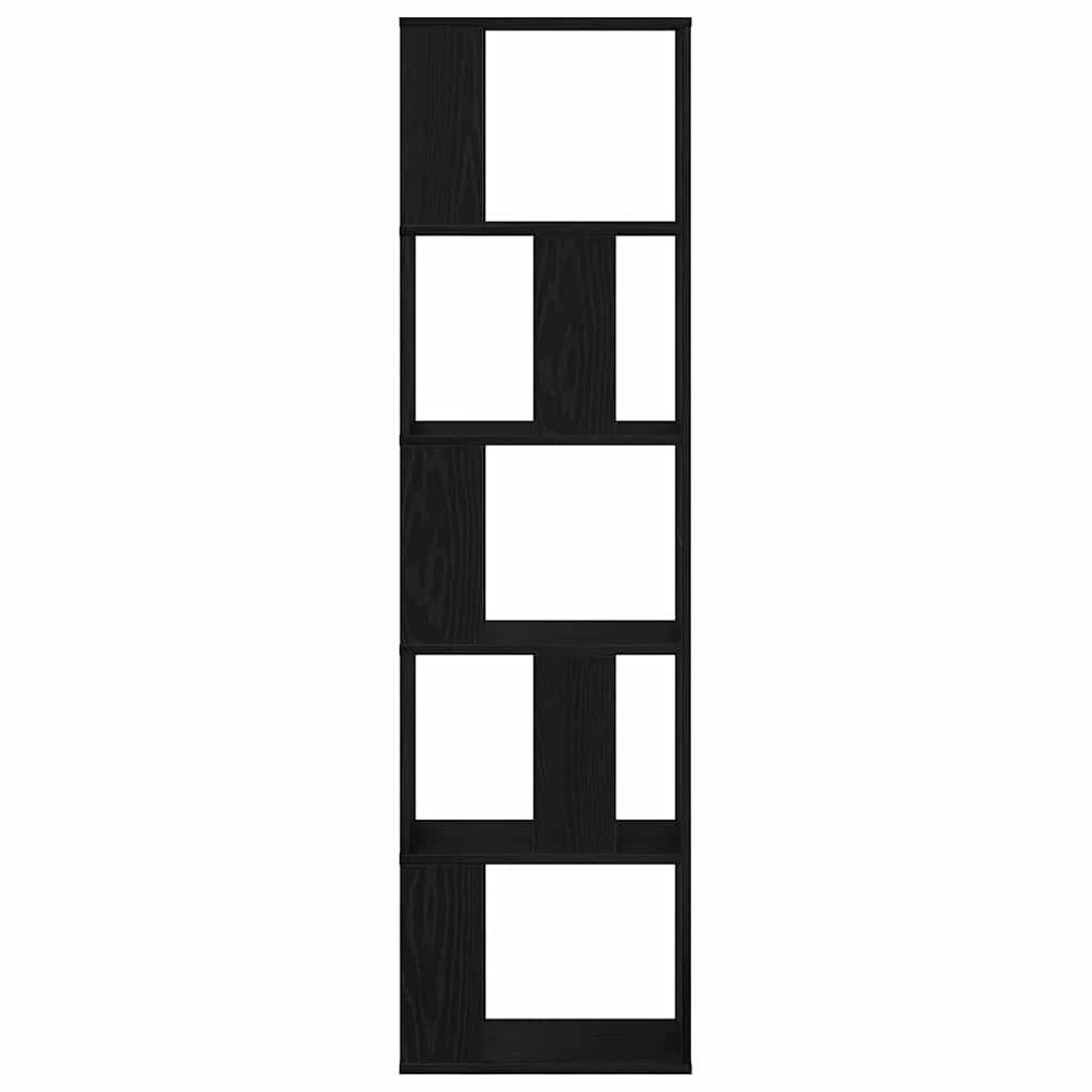 Étagère Chêne noir 45 x 23.5 x 162.5 cm Bois d'ingénierie