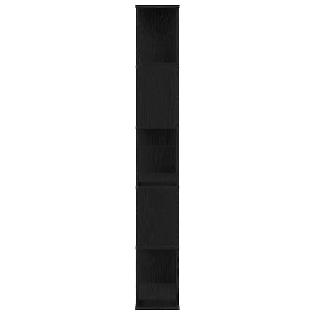 Étagère Chêne noir 45 x 23.5 x 162.5 cm Bois d'ingénierie