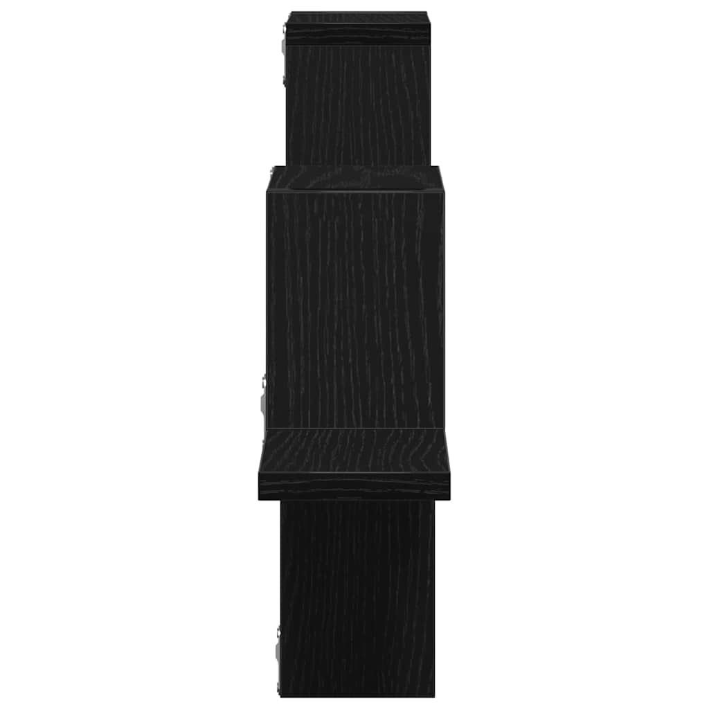 Étagère Murale Chêne noir 104.5 x 10 x 43 cm Bois d'ingénierie