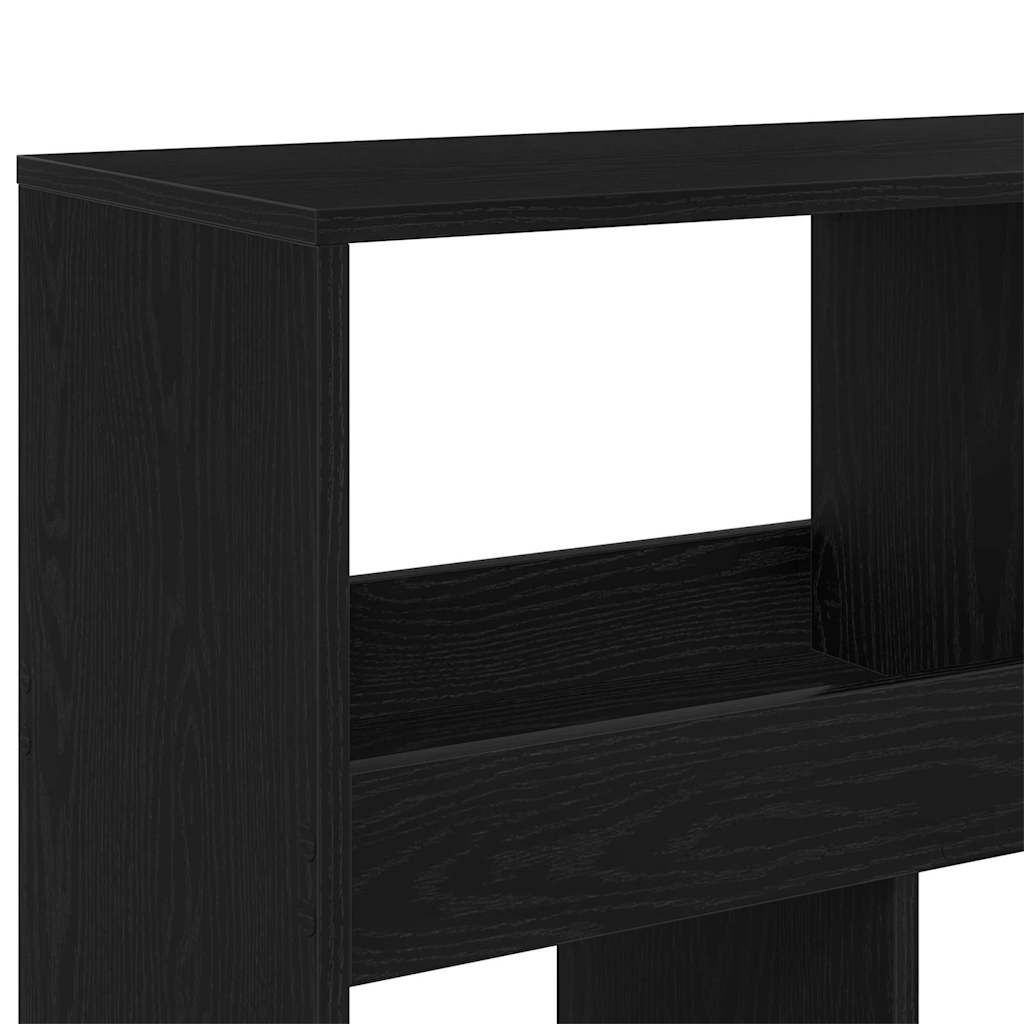 Étagère 2 pcs Chêne noir 100 x 33 x 187,5 cm Bois d'ingénierie
