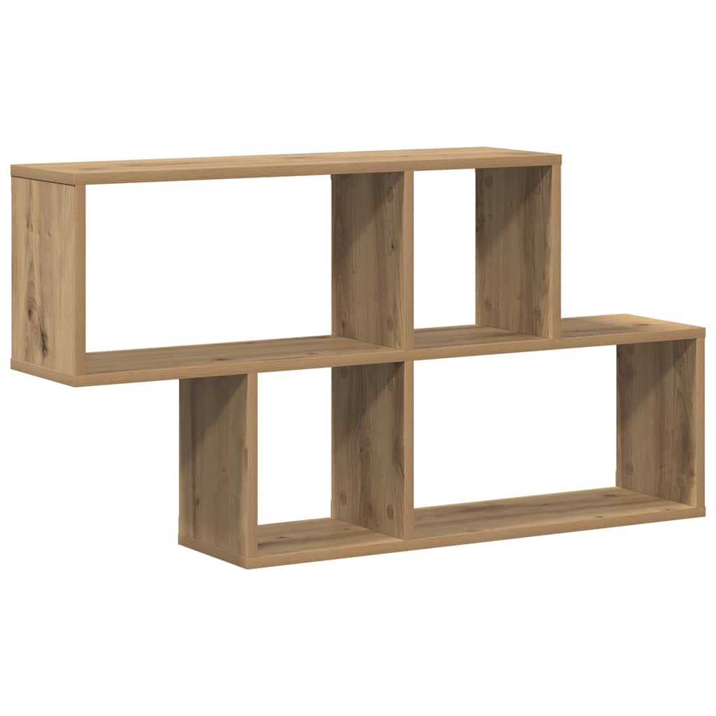 Étagère Murale avec étagère chêne artisanal 100 x 20 x 53 cm