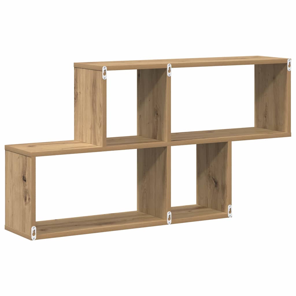 Étagère Murale avec étagère chêne artisanal 100 x 20 x 53 cm