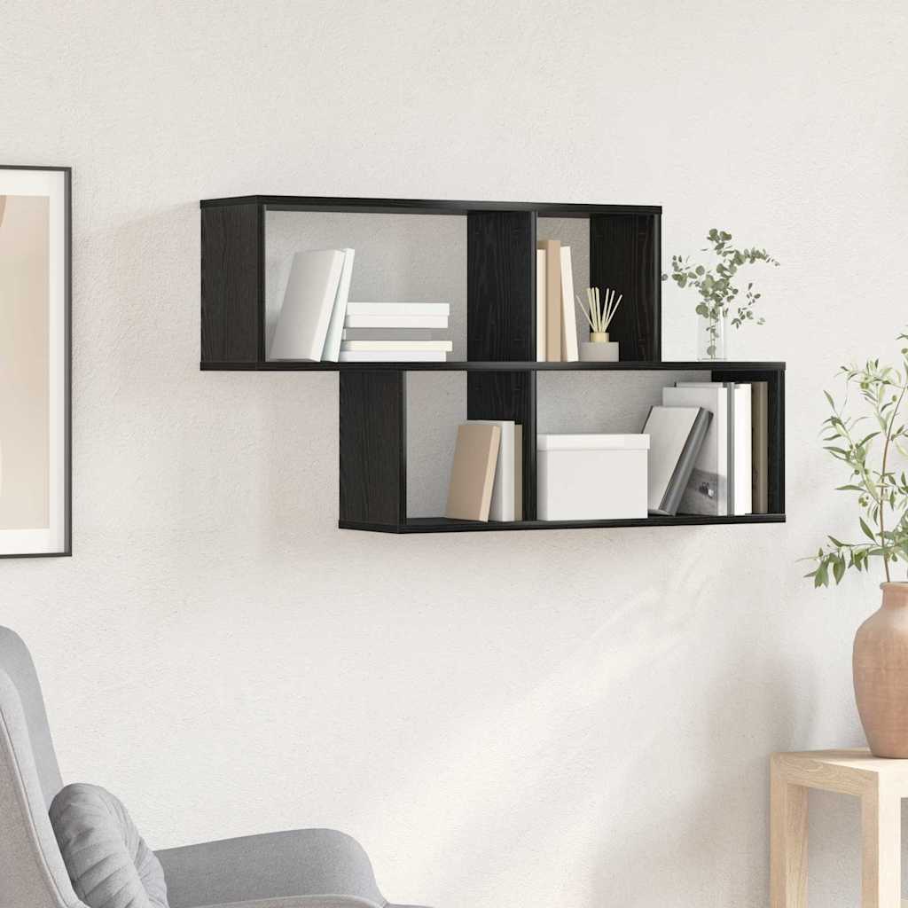 Étagère Murale Chêne noir 100 x 20 x 53 cm Bois d'ingénierie