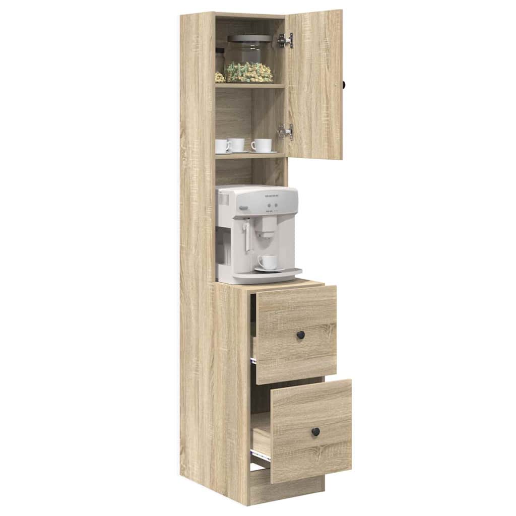 Armoire de cuisine Beige 35 x 50 x 180 cm Bois d'ingénierie