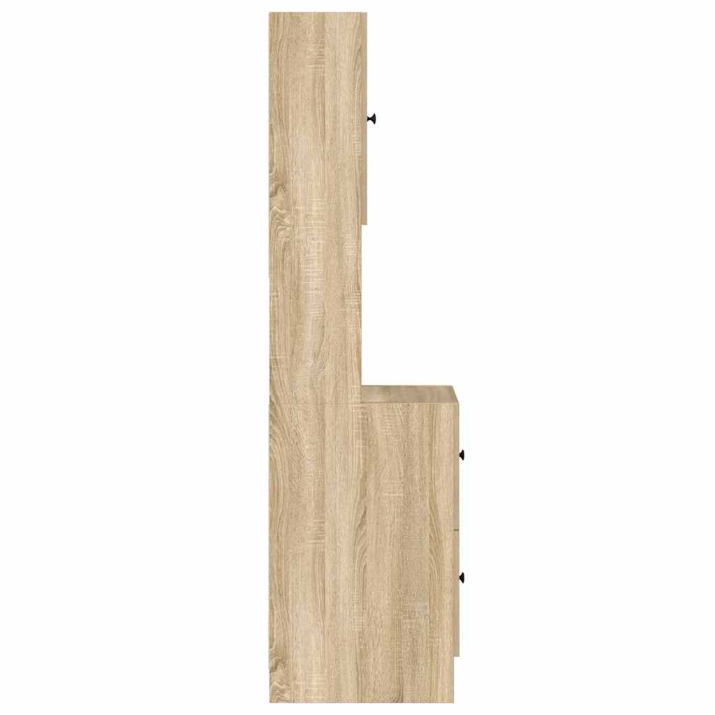 Armoire de cuisine Beige 35 x 50 x 180 cm Bois d'ingénierie