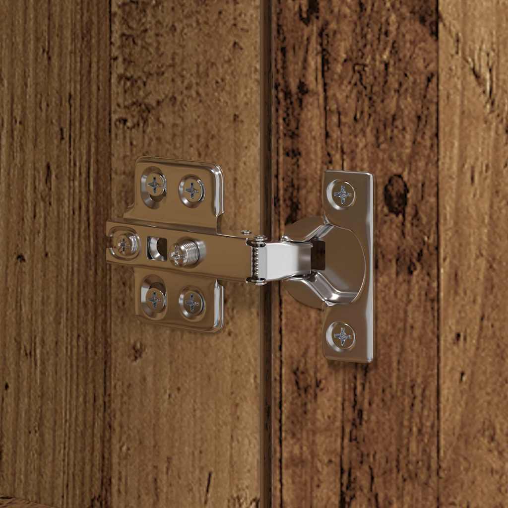 Meuble de cuisine avec tiroir Bois ancien Bois d'ingénierie