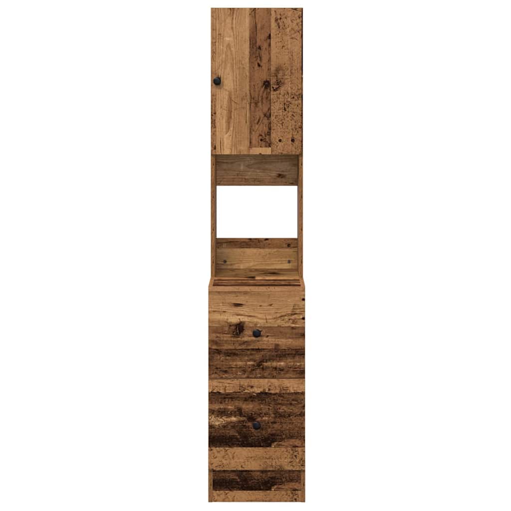 Meuble de cuisine avec tiroir Bois ancien Bois d'ingénierie