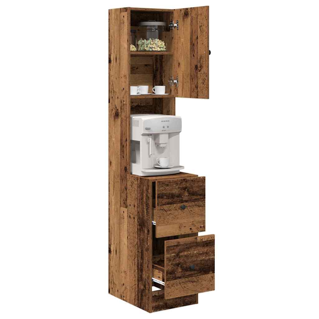 Meuble de cuisine avec tiroir Bois ancien Bois d'ingénierie
