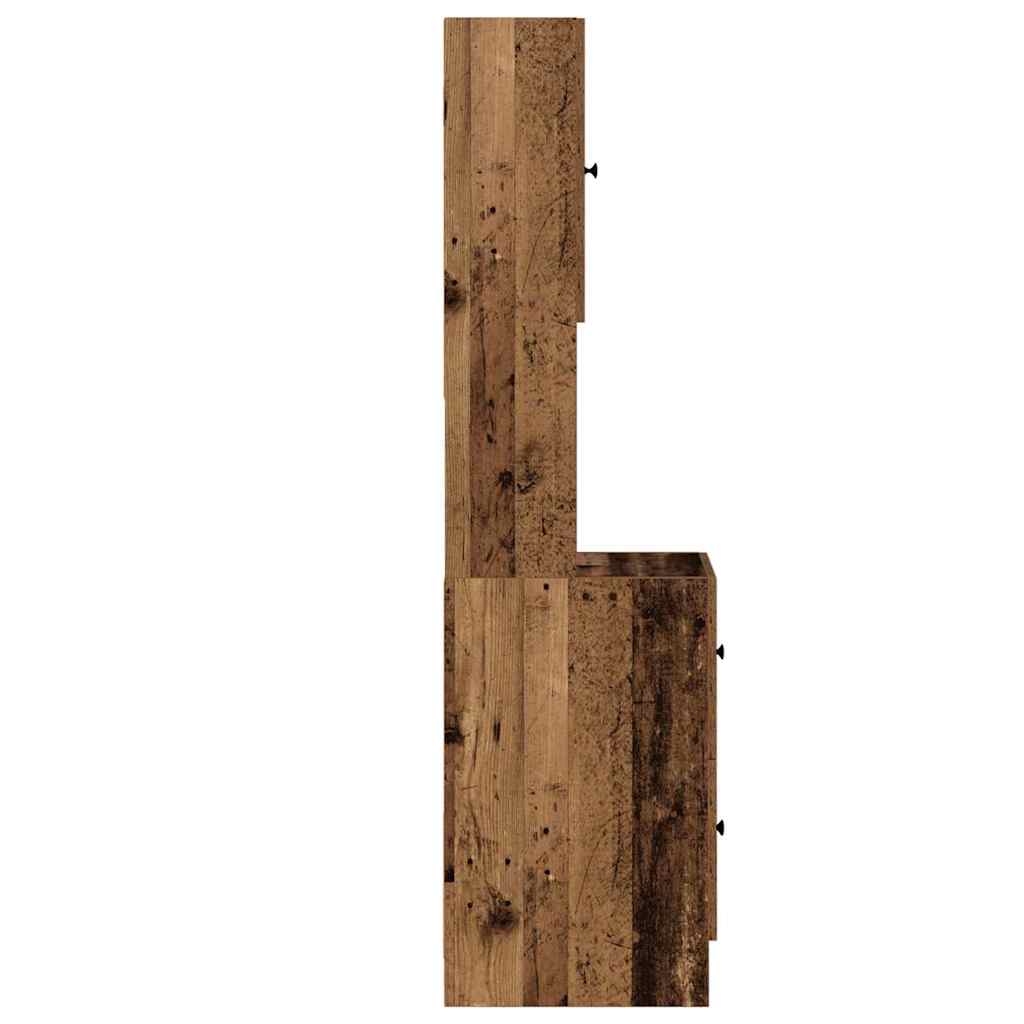 Meuble de cuisine avec tiroir Bois ancien Bois d'ingénierie
