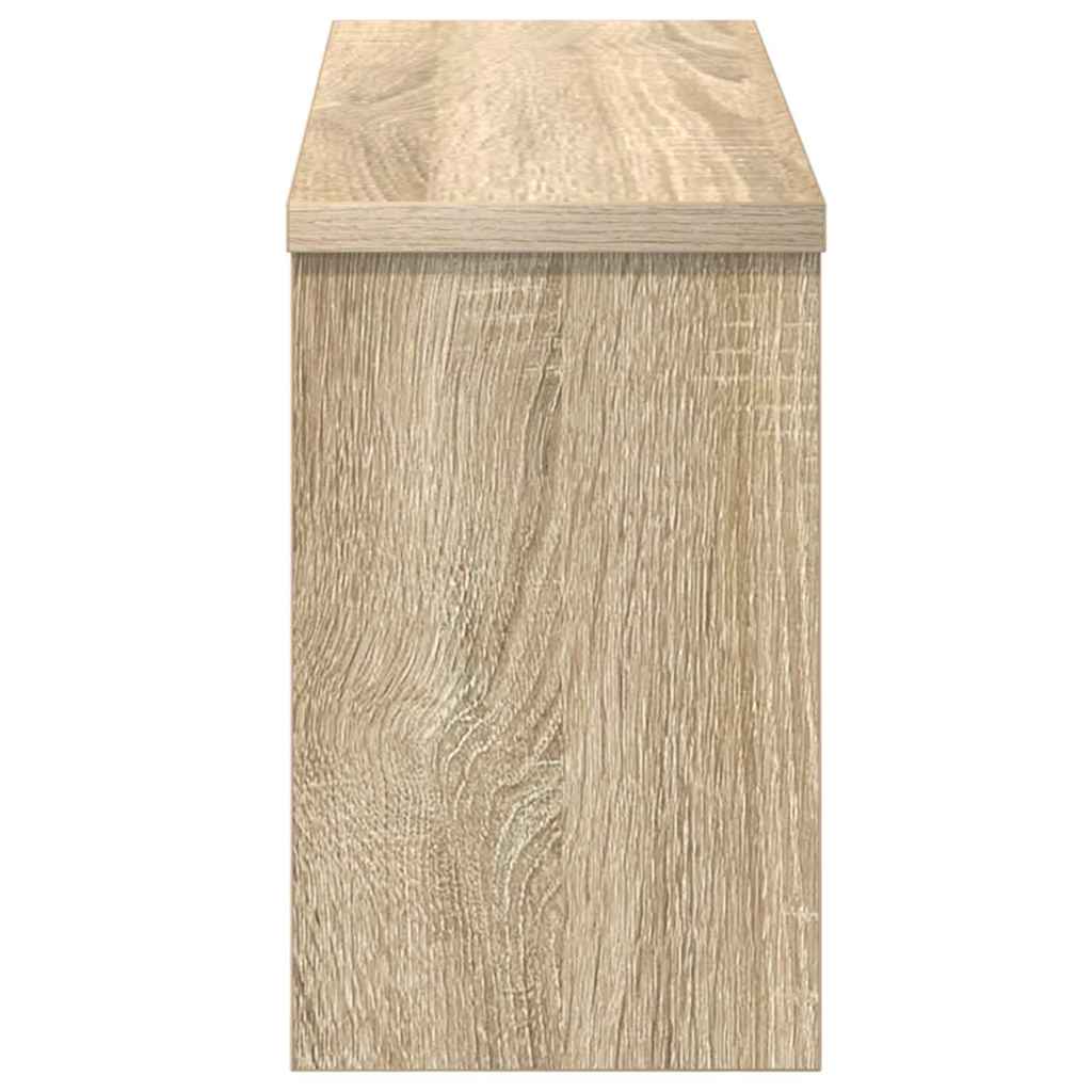 Porte-manteau mural avec étagère Chêne sonoma 50 x 16 x 26 cm