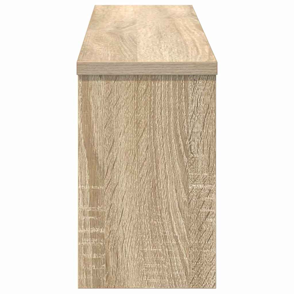 Porte-manteau mural avec étagère Chêne sonoma 75 x 16 x 26 cm