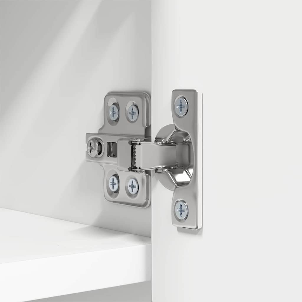 Porte-manteau mural Blanc 50 x 20 x 30 cm Bois d'ingénierie