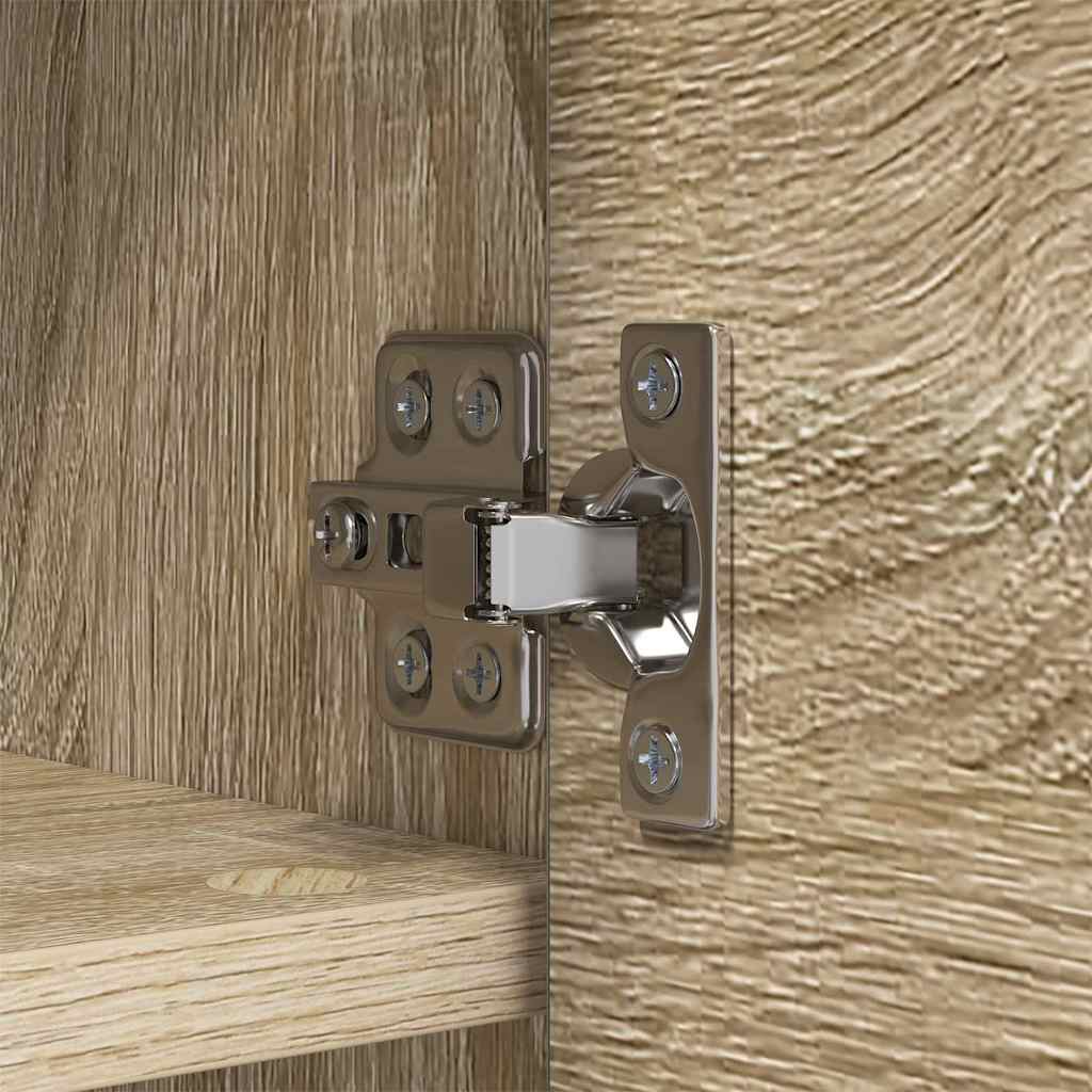 Porte-manteau mural avec étagère Chêne sonoma 50 x 20 x 30 cm